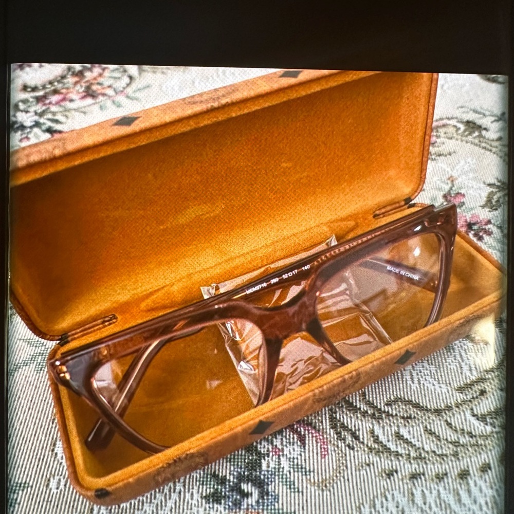 MCM Brown Glasses with Protective Case